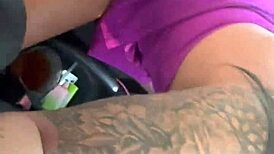 Uber Driver Gets Blowjob While Driving POV