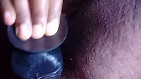 Horny BBW unleashes intense creamy creampie