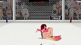 Princess Of The Ring 2 Paris Vs Ember In Intense Lesbian Wrestling Fight