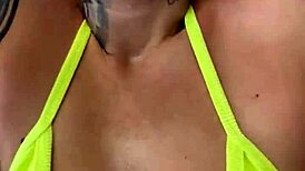 Wet Pussy At Gym Thong Workout!