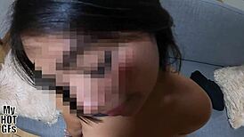 she loves sex, getting her shaved pussy creampied in pov