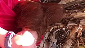 Fuck doll ass masturbation with sex toy