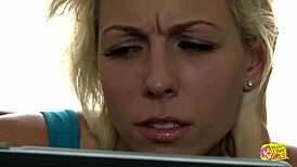 Harlow Harrison and Cherie Deville in Taboo Lesbian Kitchen Fantasy