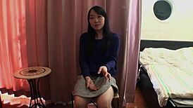 I'm obsessed with this Japanese girl riding my dick in sexy stockings