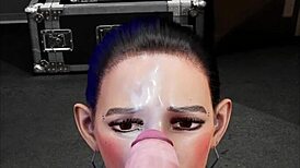 indian desi 43 yo milf gets blowjob in porn casting