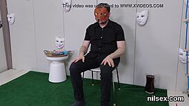 Yo, this frisky teen 18+ got dragged to a brutal asshole therapy! 😱