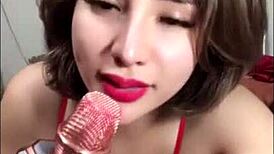 asian girl shows big ass and tits on bigo live