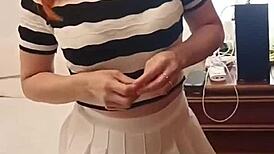 Tattooed Brooklyn Chase Rides Hard Cock with Busty Power