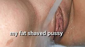 Watch My Fat Shaved Pussy and Feel the Intense Masturbation Pleasure.