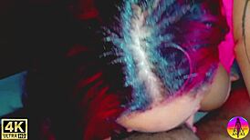 My hot husband gets horny and cums in lingerie trailer!