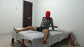 American Man with Small Penis Struggles in Odd Masturbation Attempt