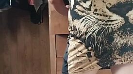 i spied on the colombian neighbor's pussy