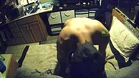 Husband And Wife Enjoy Intimate Moments In Various Positions.