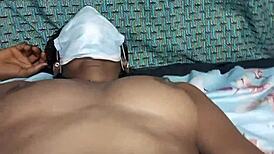 Sex in the mood on my bed!