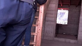 Feeling Submissive as New Employee Under Rough Foreman at Construction Site