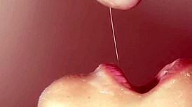 Japanese Wife Cheats With Close-Up Cum In Mouth