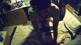 Husband And Wife Enjoy Intimate Moments In Various Positions.