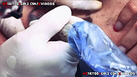 Amina Sky Gets Extreme Asshole Tattoo