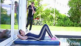 lexi luna gets fucked outdoor at the gym