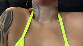 Wet Pussy At Gym Thong Workout!