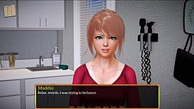 my new family game with blonde