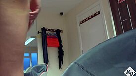 Ebony Stripper Fucks Club Manager Intensely After Shift