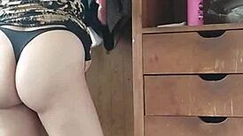 i spied on the colombian neighbor's pussy