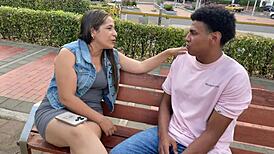 sexy bbw latina colombian mommy invites for big cock fucking