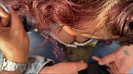 Venezolana Touches Me on Mall Stairs with Fucking, Ass Licking, and Farting!