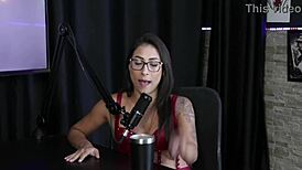 Luciana picchi in sheer red, first group sex experience gone wrong