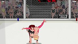 Princess Of The Ring 2 Paris Vs Ember In Intense Lesbian Wrestling Fight