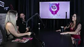 Luciana picchi in sheer red, first group sex experience gone wrong