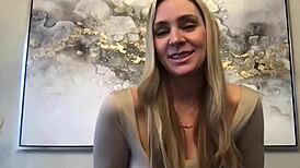 Introducing jj, the brand new blonde tall milf model in casting