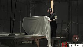 Punish the blonde sex slave for being too horny, says Tommy Pistol to Misha Mynx