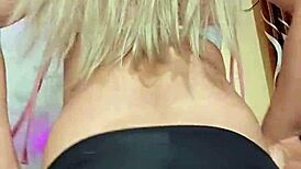 Rosadita, the rich transsexual, casually sucks cock in a fun encounter.