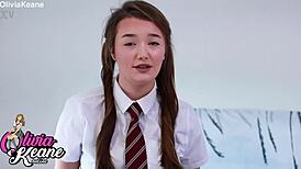 british student mocks your small cock in joi 😏