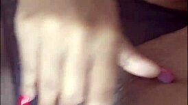 can you believe she fingered her fat pierced pussy?