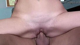 Fucking milf in high heels with big tits and stockings in bedroom encounter