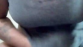 the kinky fuckers tattooed brunette fucks a dildo with her big tits bouncing