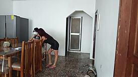 Maid Whore Showing Her Ass On Camera