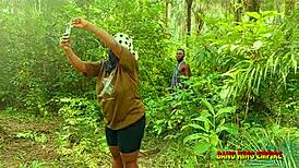 Amateur BBW babe buiten seks