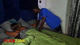 Ebony Step Sis And Step Bro Fingering Sexy Ass In Homemade Close-Up Action