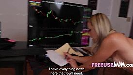 The sluts of wall street spit and fuck passionately