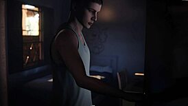 ゲーム友達探し2章 大学講義で出会った友達とエロ展開 英語ボイス！