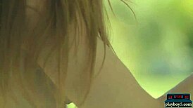 Perky big tits blonde model from europe does a slow striptease revealing shaved pussy