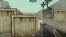 Is this Counter player getting blown by a newbie? Watch the big cock action!