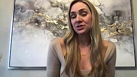 Introducing jj, the brand new blonde tall milf model in casting