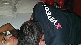 the naughtiest skinny brunette teen serves monster cock in her first xv�deos recording