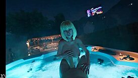 big natural tits brittney jerks off at house party