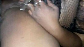 She uses a vibrator for public masturbation outdoors with toys.